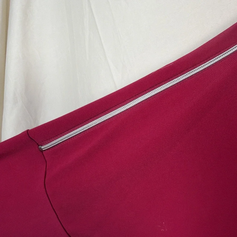 Michael Kors Womens Small Pink‎ Long Sleeve Top Zipper Shoulder Detail